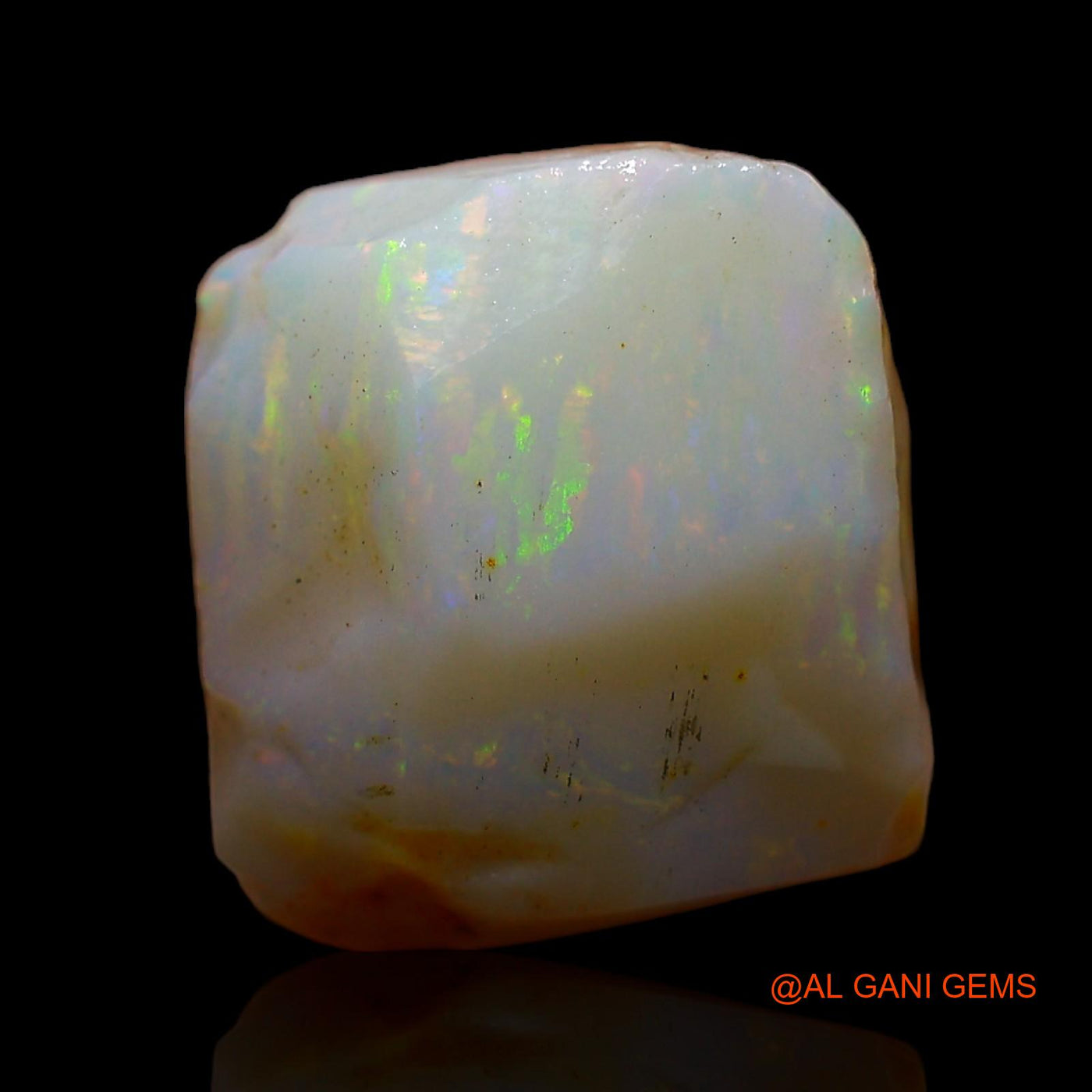8.00 Cts Natural Australian Fire Opal Loose Gemstone Fancy Rough 12x12x7 mm RC-527