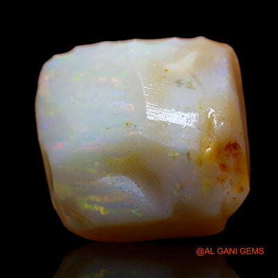 8.00 Cts Natural Australian Fire Opal Loose Gemstone Fancy Rough 12x12x7 mm RC-527