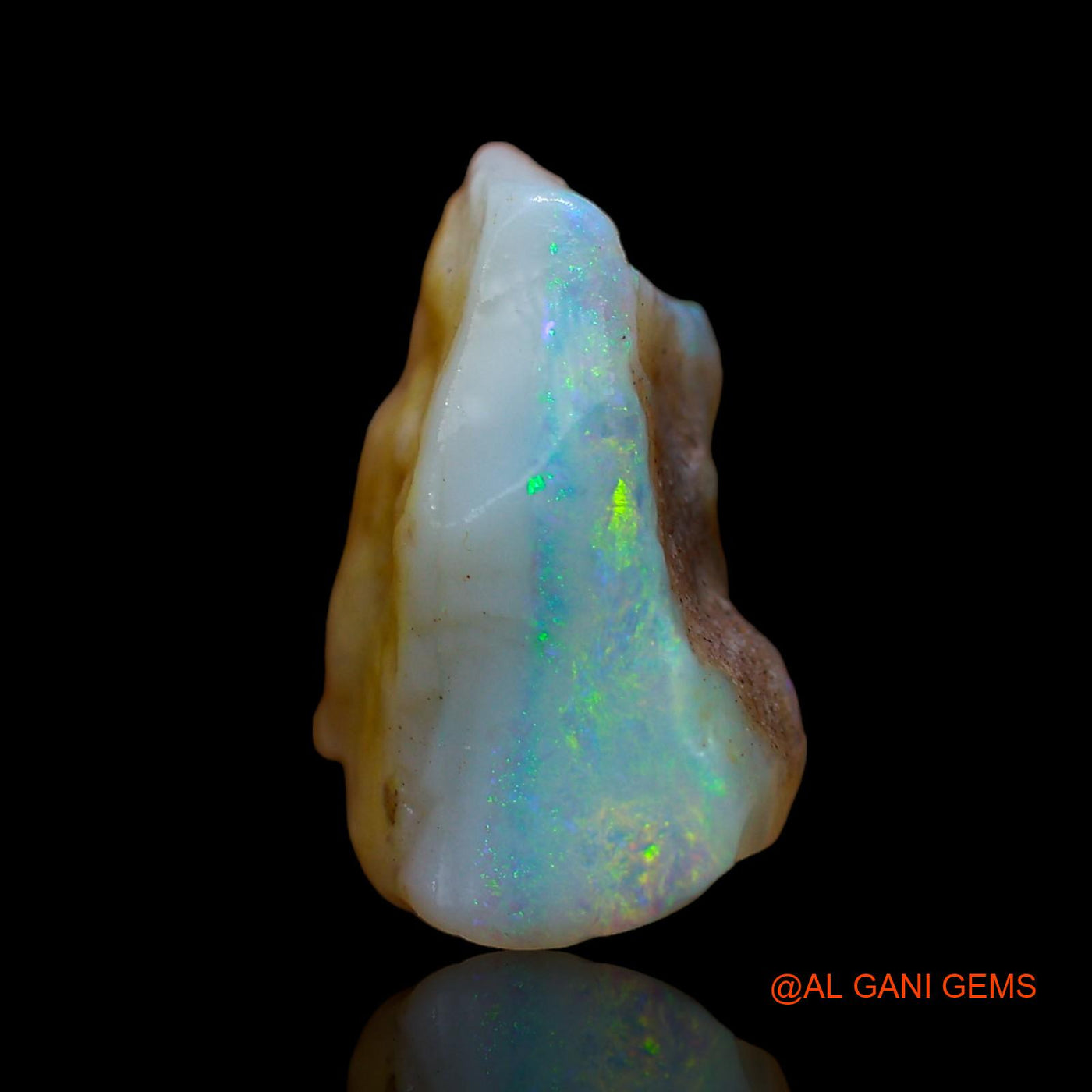 5.00 Cts Natural Australian Fire Opal Loose Gemstone Fancy Rough 15x8x7 mm RC-528