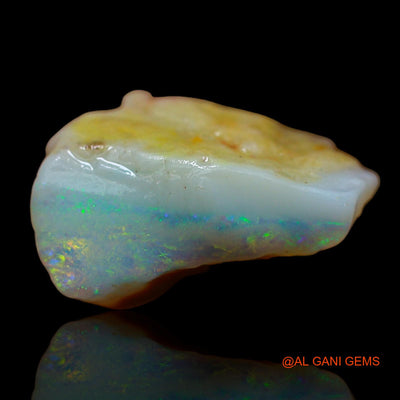 5.00 Cts Natural Australian Fire Opal Loose Gemstone Fancy Rough 15x8x7 mm RC-528