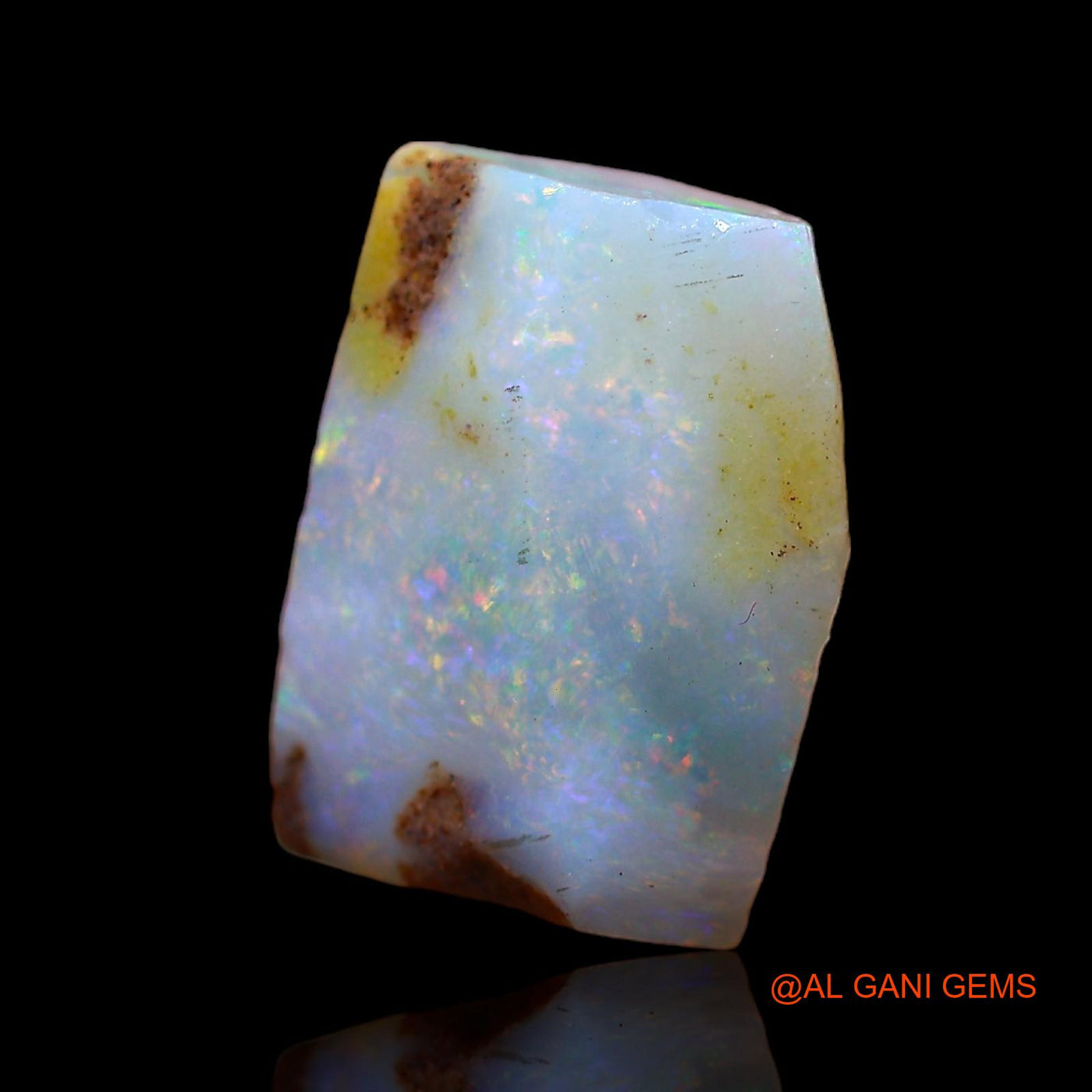 4.00 Cts Natural Australian Fire Opal Loose Gemstone Fancy Rough 13x10x5 mm RC-529