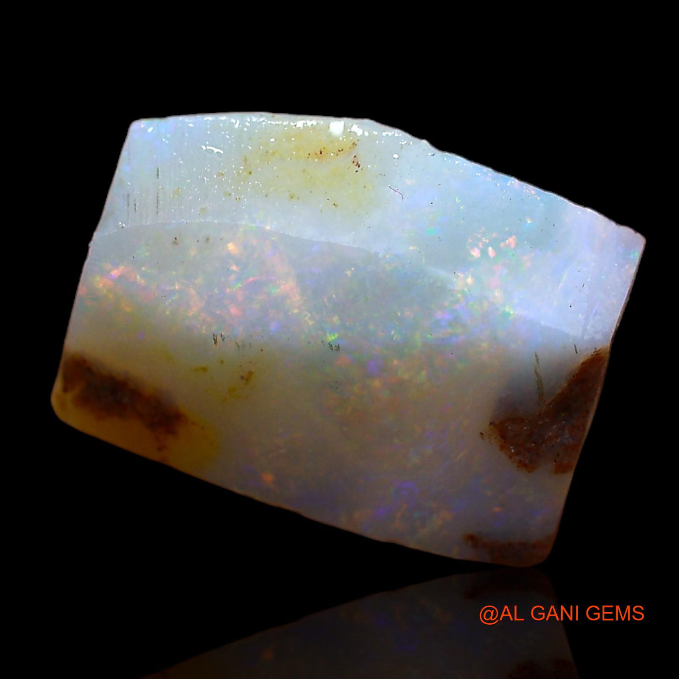 4.00 Cts Natural Australian Fire Opal Loose Gemstone Fancy Rough 13x10x5 mm RC-529