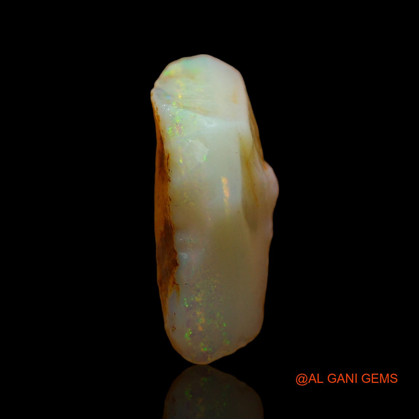 Natural Untreated Fire Opal Loose Gemstone Fancy Rough From Australia 5.00 Cts 19x8x8 mm RC-533