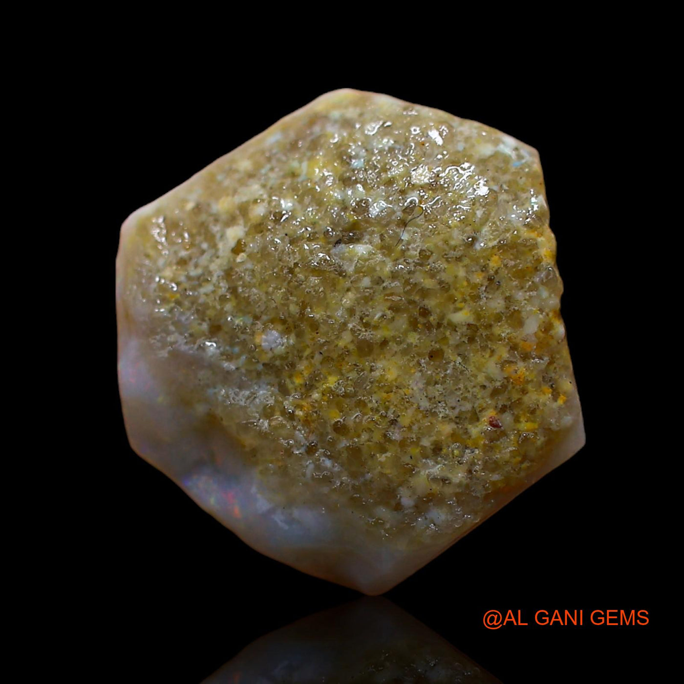 10.00 Cts Natural Australian Fire Opal Loose Gemstone Fancy Rough 14x13x7 mm RC-538