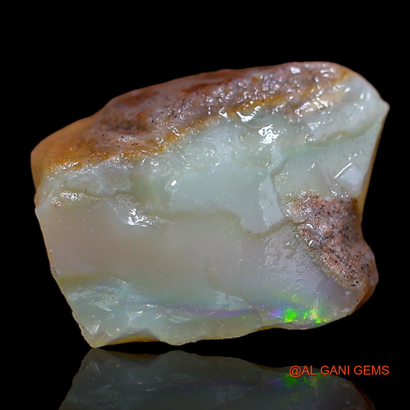 5.00 Cts Natural Australian Fire Opal Loose Gemstone Fancy Rough 15x11x8 mm RC-539