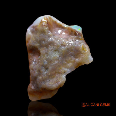 Natural Fire Opal Gemstone 3.00 Cts Loose Fancy Rough From Australia 16x13x4 mm RC-542
