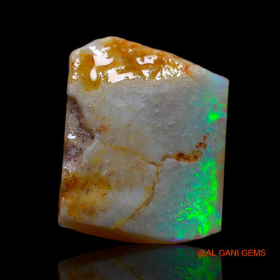 Natural Fire Opal Gemstone 4.00 Cts Loose Fancy Rough From Australia 13x10x3 mm RC-543