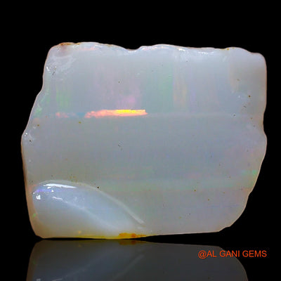 Natural Untreated Fire Opal Loose Gemstone Fancy Rough From Australia 5.00 Cts 14x11x4 mm RC-544
