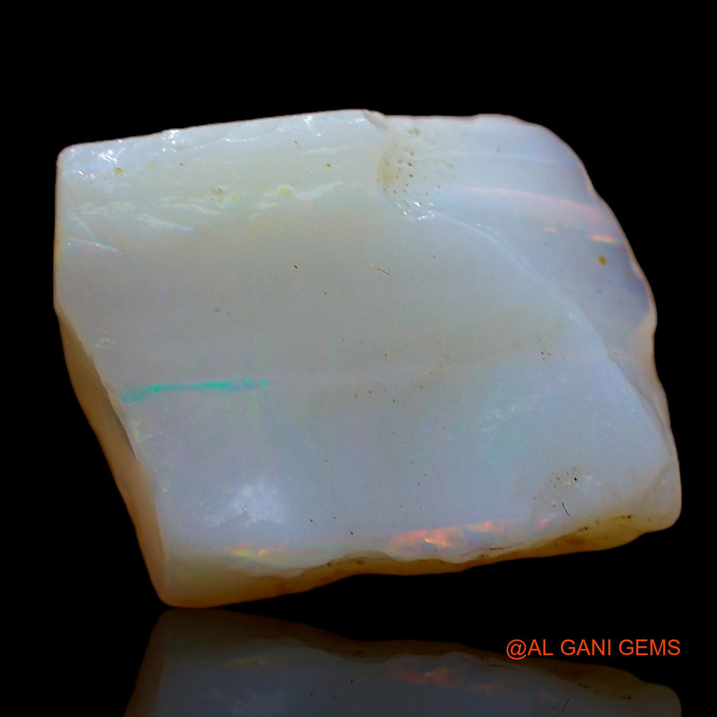 Natural Untreated Fire Opal Loose Gemstone Fancy Rough From Australia 5.00 Cts 14x11x4 mm RC-544