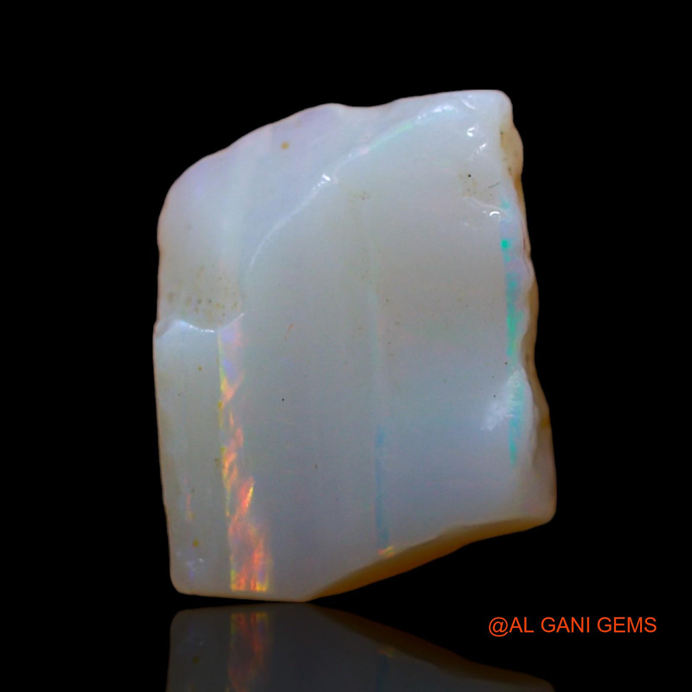 Natural Untreated Fire Opal Loose Gemstone Fancy Rough From Australia 5.00 Cts 14x11x4 mm RC-544