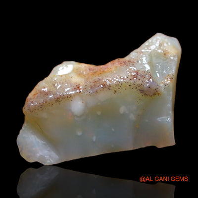 Natural Fire Opal Gemstone 3.00 Cts Loose Fancy Rough From Australia 14x10x4 mm RC-553