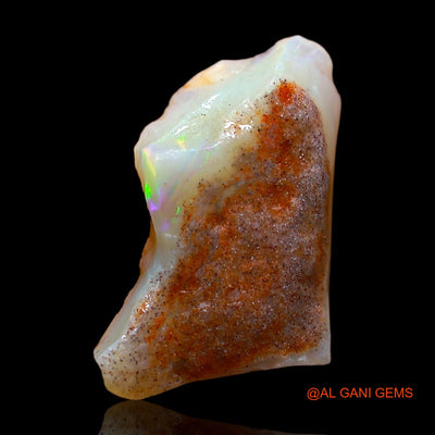 Natural Fire Opal Gemstone 3.00 Cts Loose Fancy Rough From Australia 14x10x4 mm RC-553