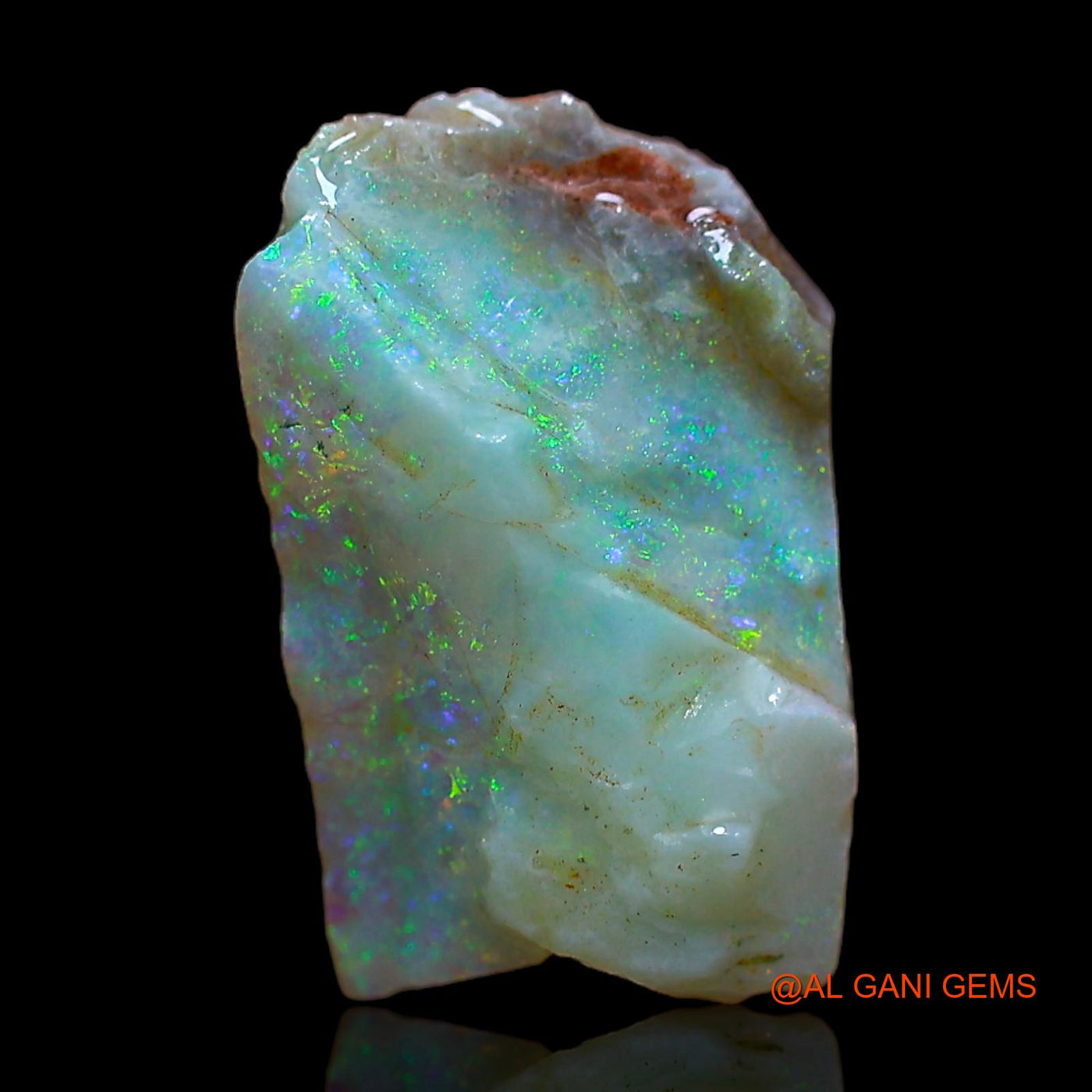 4.00 Cts Natural Australian Fire Opal Loose Gemstone Fancy Rough 14x8x6 mm RC-554
