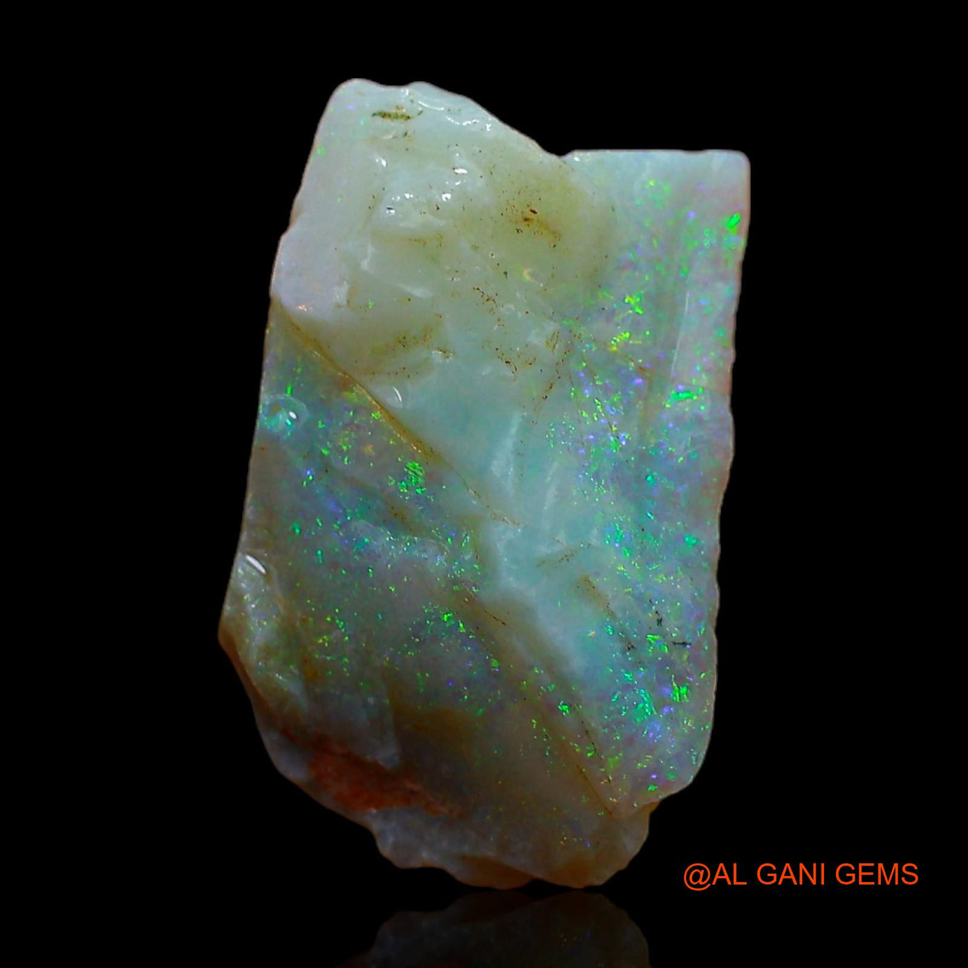 4.00 Cts Natural Australian Fire Opal Loose Gemstone Fancy Rough 14x8x6 mm RC-554