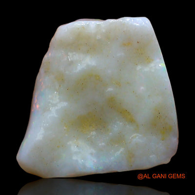 Natural Untreated Fire Opal Loose Gemstone Fancy Rough From Australia 4.00 Cts 13x13x3 mm RC-557