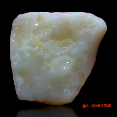 Natural Untreated Fire Opal Loose Gemstone Fancy Rough From Australia 4.00 Cts 13x13x3 mm RC-557