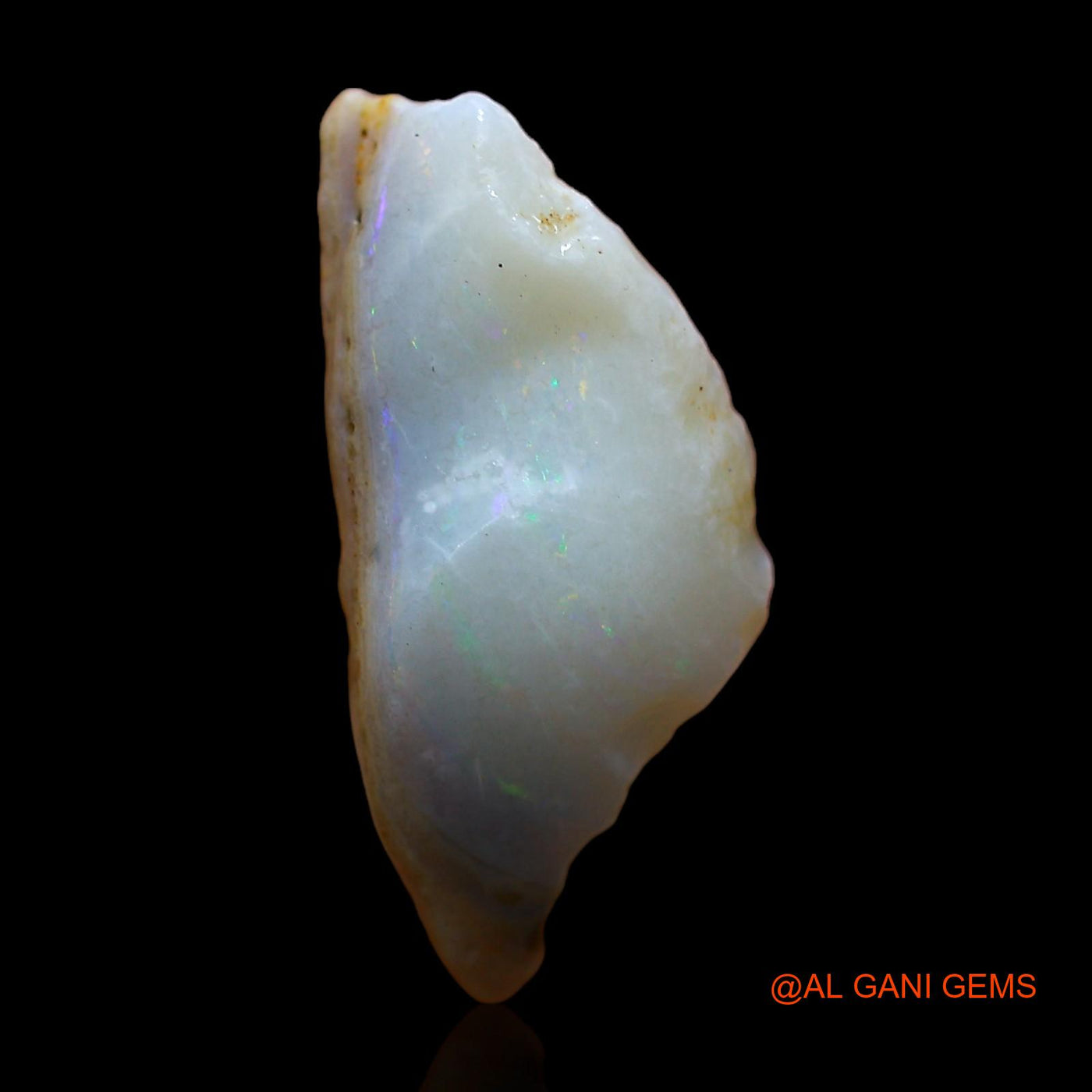 Natural Fire Opal Gemstone 2.00 Cts Loose Fancy Rough From Australia 18x8x4 mm RC-559