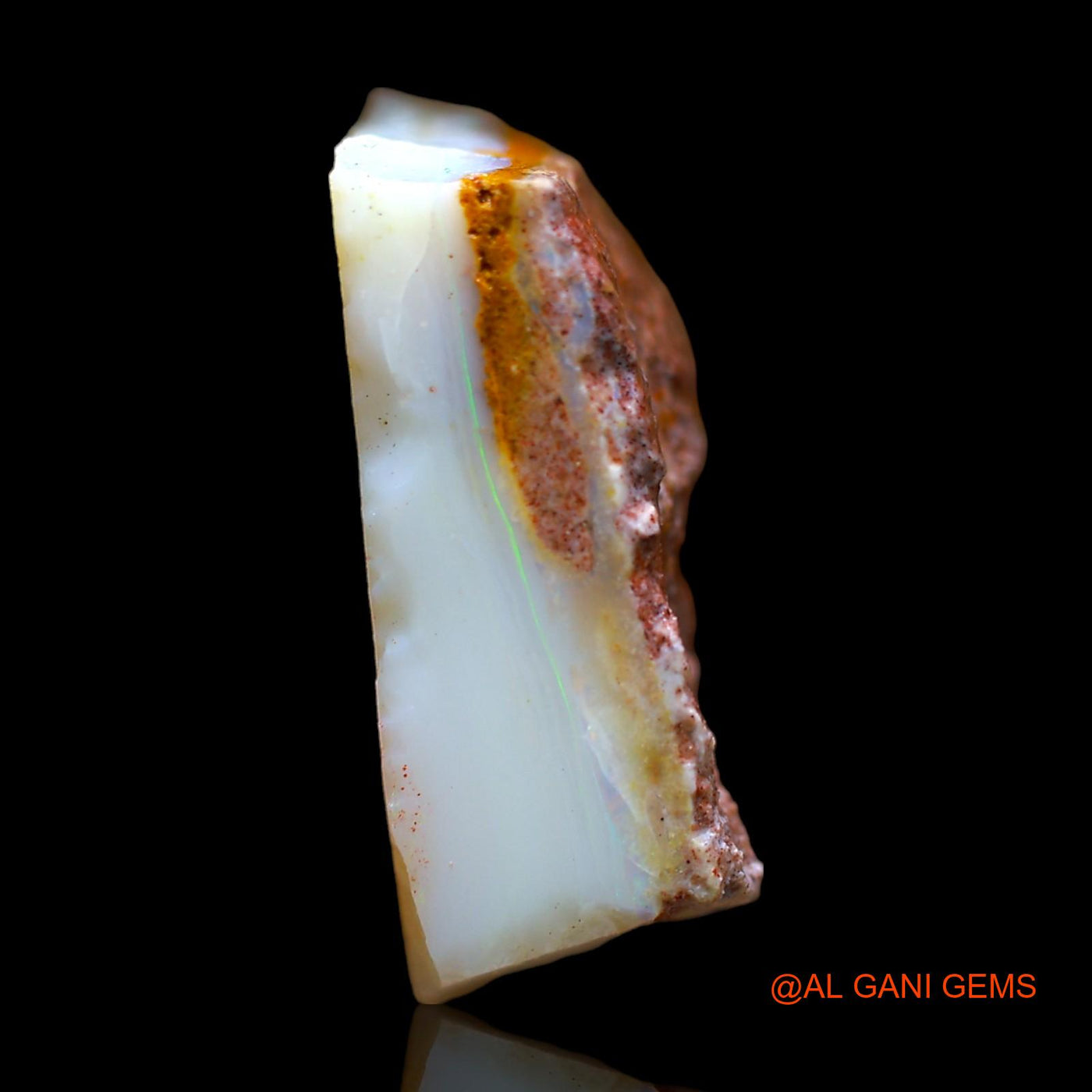 17.00 Cts Unheated Australian Fire Opal Loose Gemstone Fancy Rough Natural 22x15x8 mm RC-55