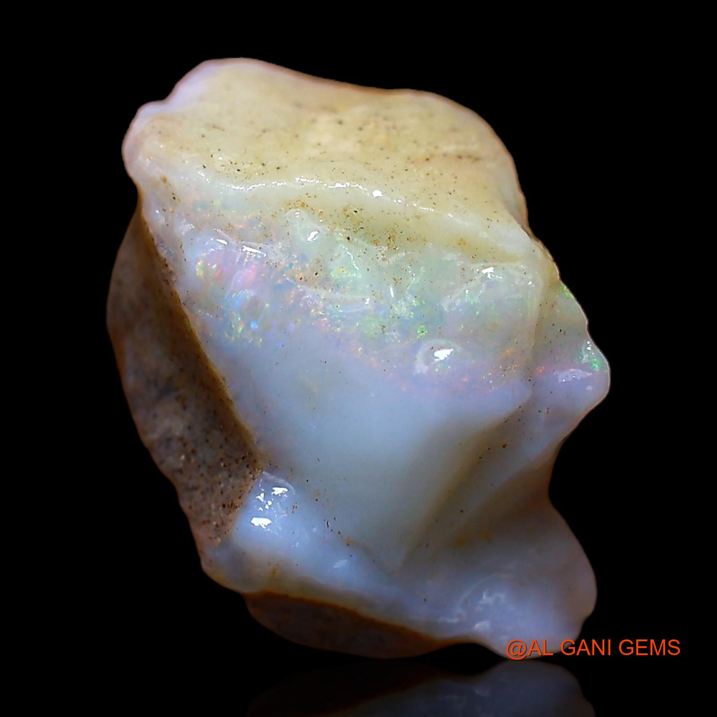 4.00 Cts Natural Australian Fire Opal Loose Gemstone Fancy Rough 15x9x7 mm RC-560