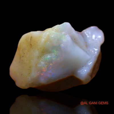 4.00 Cts Natural Australian Fire Opal Loose Gemstone Fancy Rough 15x9x7 mm RC-560