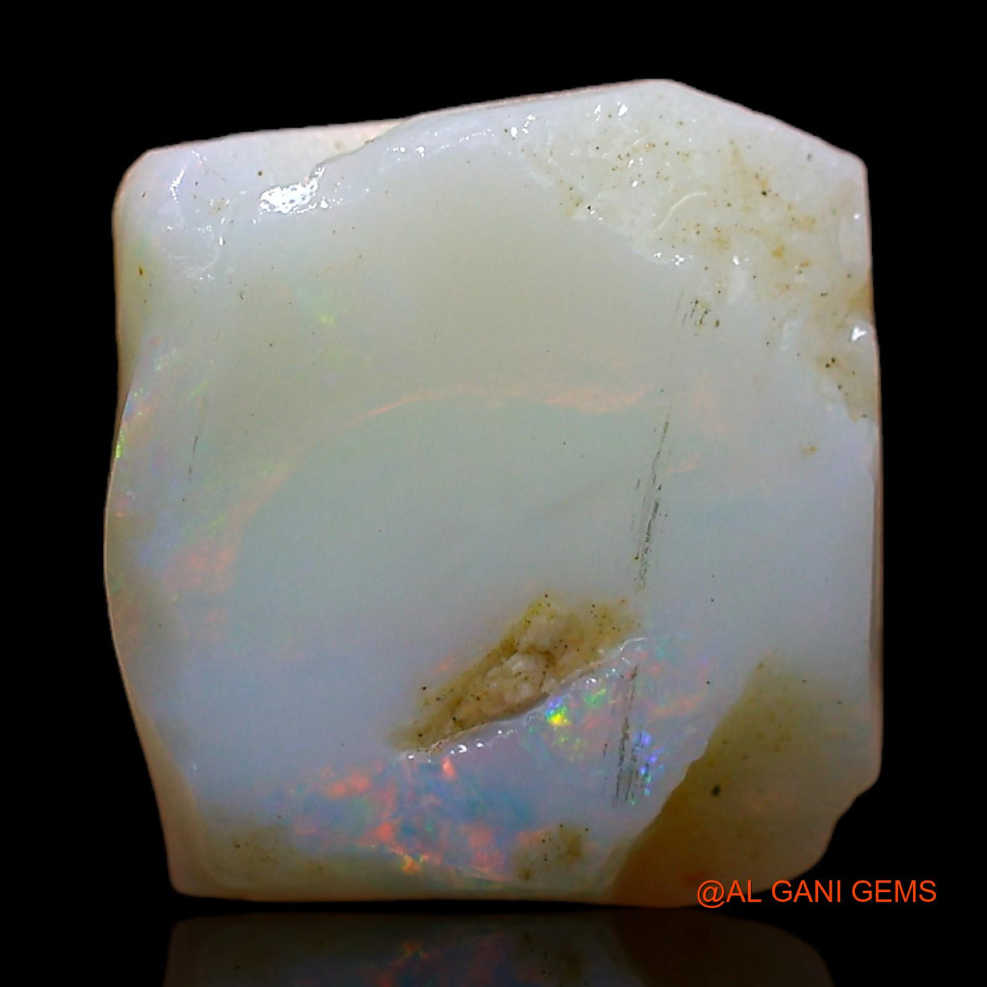 6.00 Cts Natural Australian Fire Opal Loose Gemstone Fancy Rough 11x10x7 mm RC-562