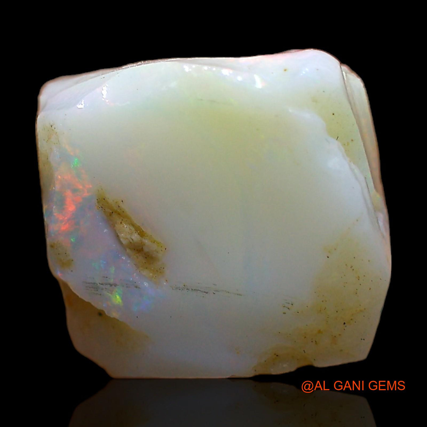 6.00 Cts Natural Australian Fire Opal Loose Gemstone Fancy Rough 11x10x7 mm RC-562