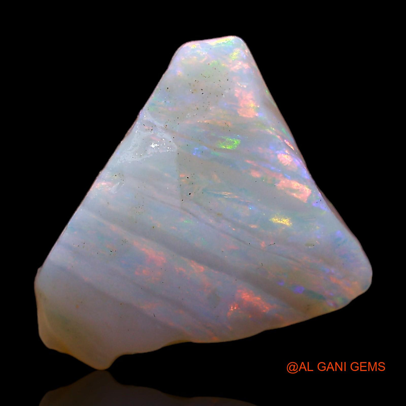 2.00 Cts Natural Australian Fire Opal Loose Gemstone Fancy Rough 14x11x3 mm RC-575