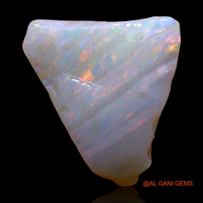 2.00 Cts Natural Australian Fire Opal Loose Gemstone Fancy Rough 14x11x3 mm RC-575
