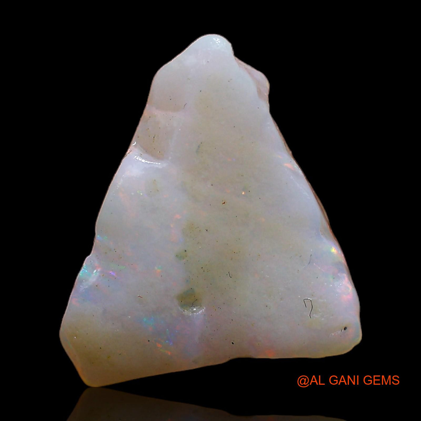 2.00 Cts Natural Australian Fire Opal Loose Gemstone Fancy Rough 14x11x3 mm RC-575