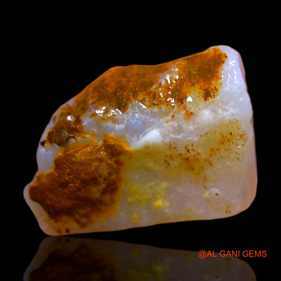 Natural Untreated Fire Opal Loose Gemstone Fancy Rough From Australia 3.00 Cts 13x9x4 mm RC-577