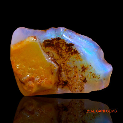 Natural Untreated Fire Opal Loose Gemstone Fancy Rough From Australia 3.00 Cts 13x9x4 mm RC-577