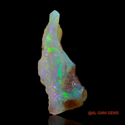 1.50 Cts Natural Australian Fire Opal Loose Gemstone Fancy Rough 15x7x5 mm RC-579