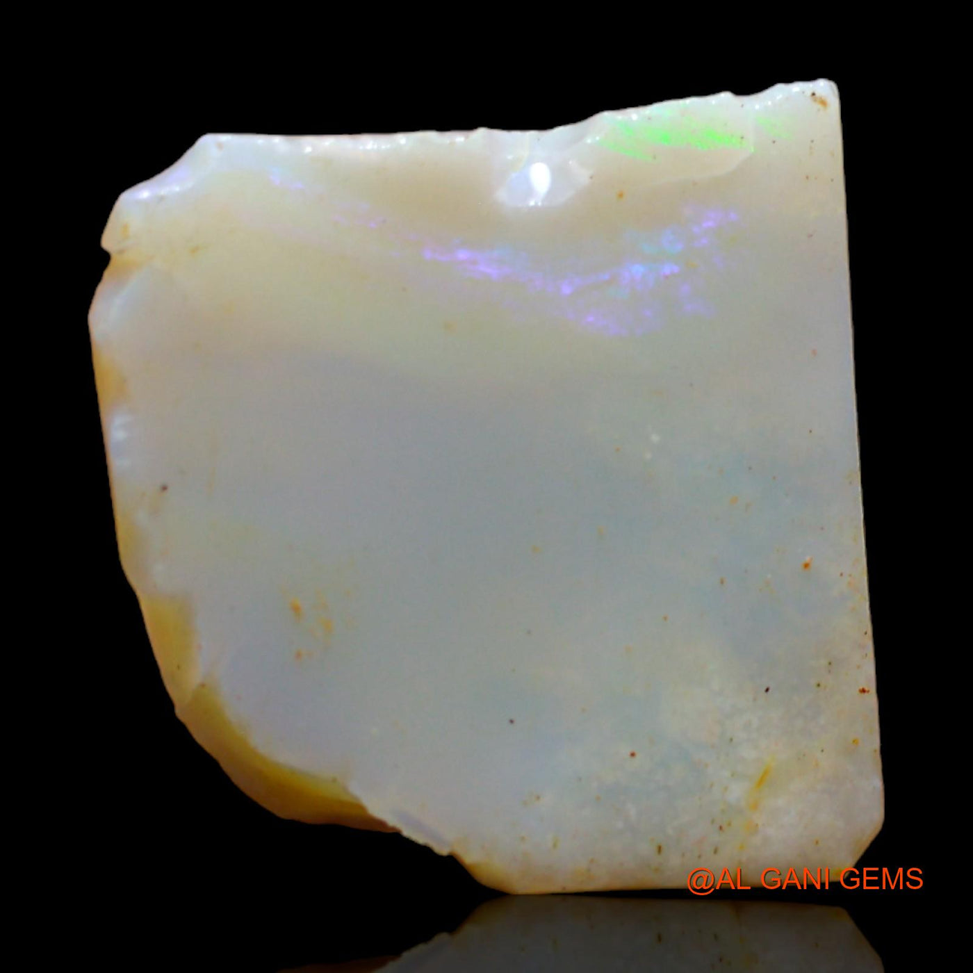 16.00 Cts Natural Australian Fire Opal Loose Gemstone Fancy Rough 19x19x7 mm RC-57