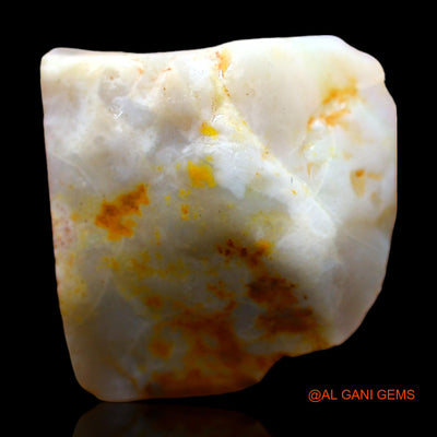 16.00 Cts Natural Australian Fire Opal Loose Gemstone Fancy Rough 19x19x7 mm RC-57