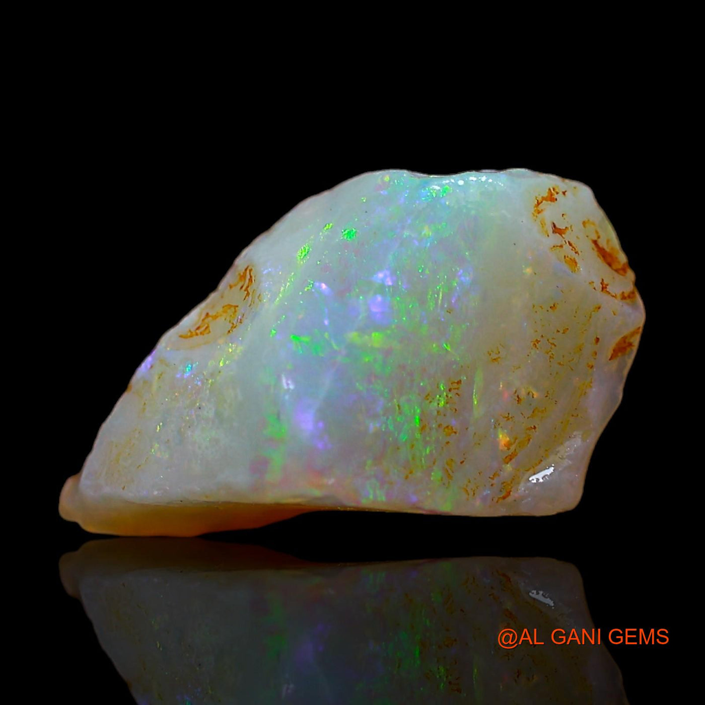 3.00 Cts Natural Australian Fire Opal Fancy Rough Loose Gemstone For Jewelry 14x7x6 mm RC-580