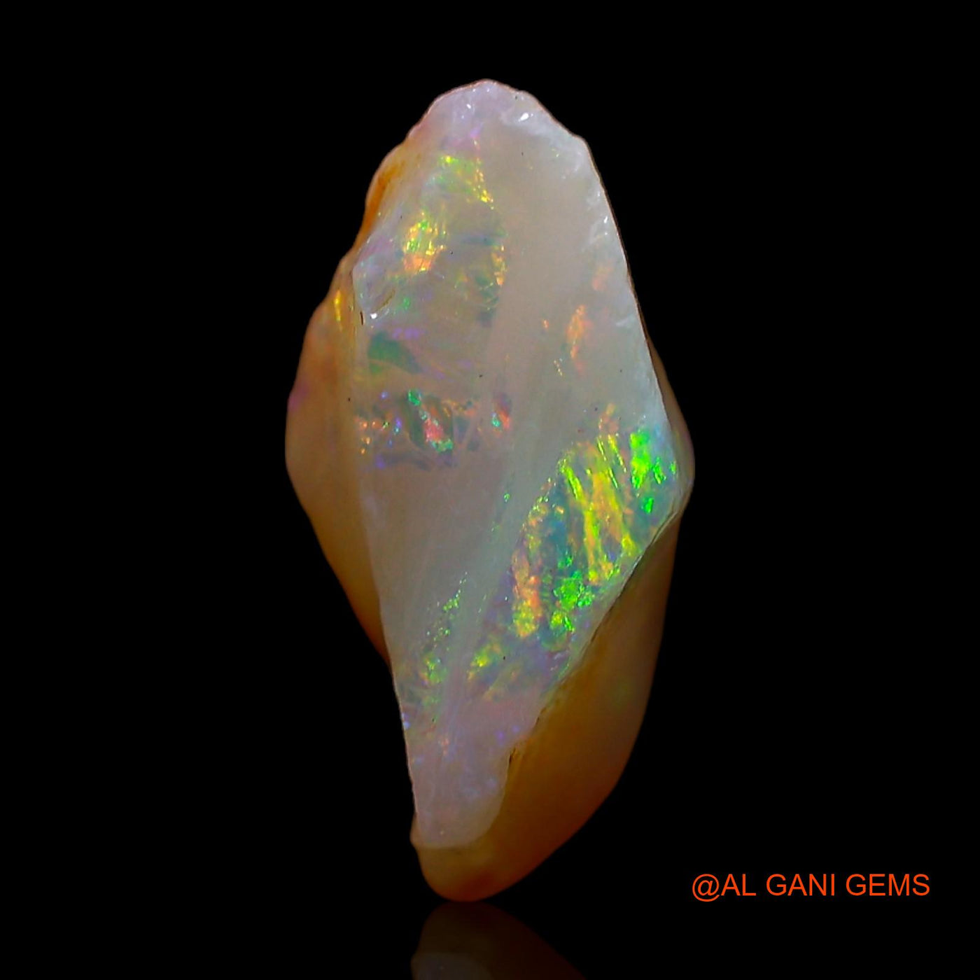 3.00 Cts Natural Australian Fire Opal Fancy Rough Loose Gemstone For Jewelry 14x7x6 mm RC-580