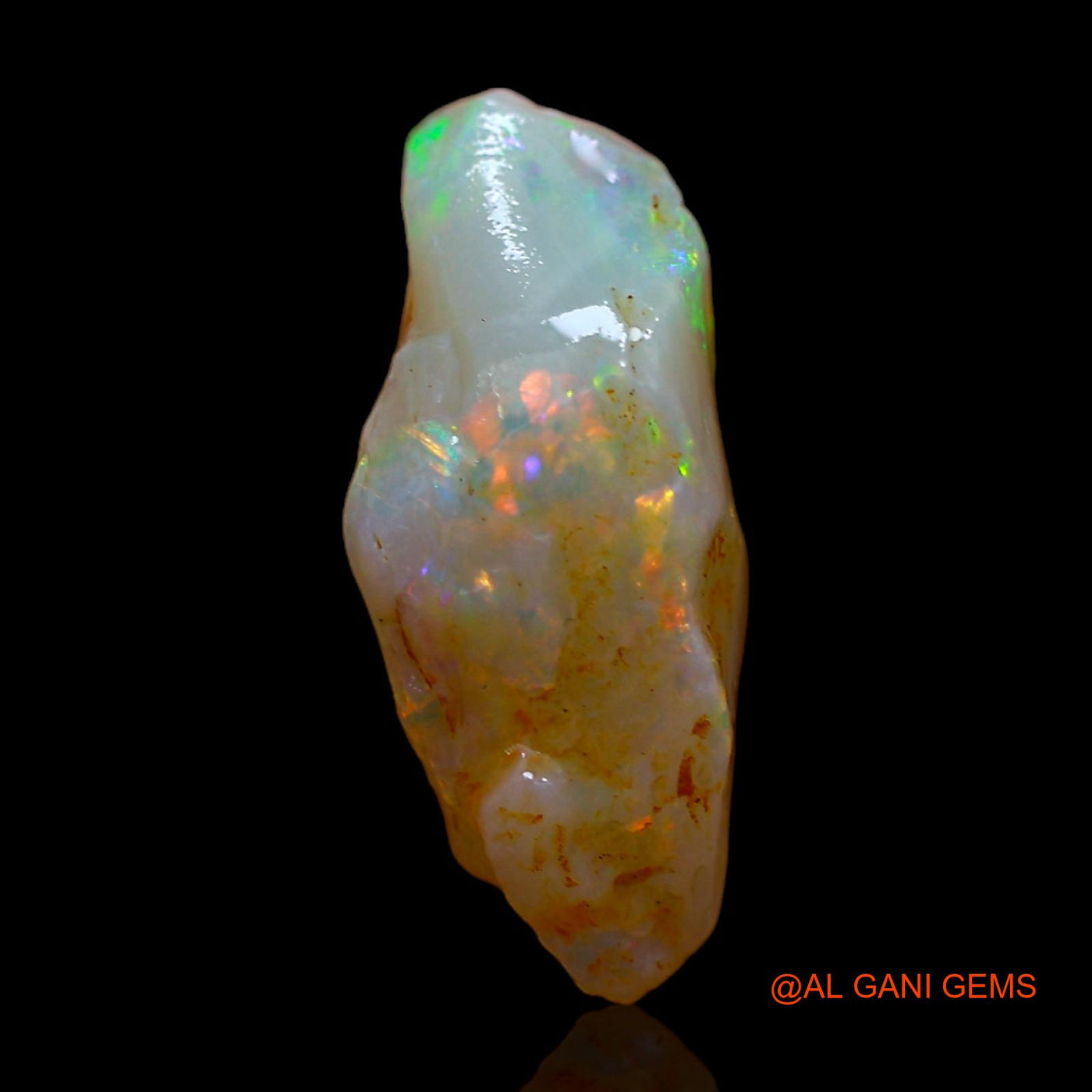 3.00 Cts Natural Australian Fire Opal Fancy Rough Loose Gemstone For Jewelry 14x7x6 mm RC-580