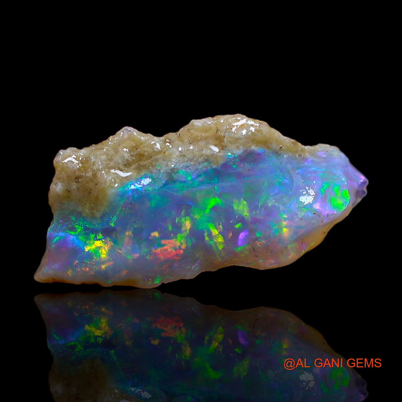 3.00 Cts Natural Australian Fire Opal Loose Gemstone Fancy Rough 15x6x7 mm RC-581