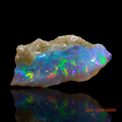 3.00 Cts Natural Australian Fire Opal Loose Gemstone Fancy Rough 15x6x7 mm RC-581