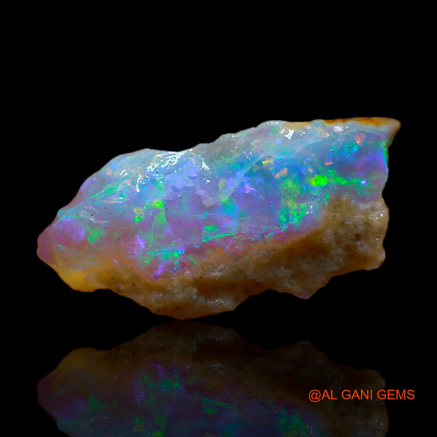 3.00 Cts Natural Australian Fire Opal Loose Gemstone Fancy Rough 15x6x7 mm RC-581