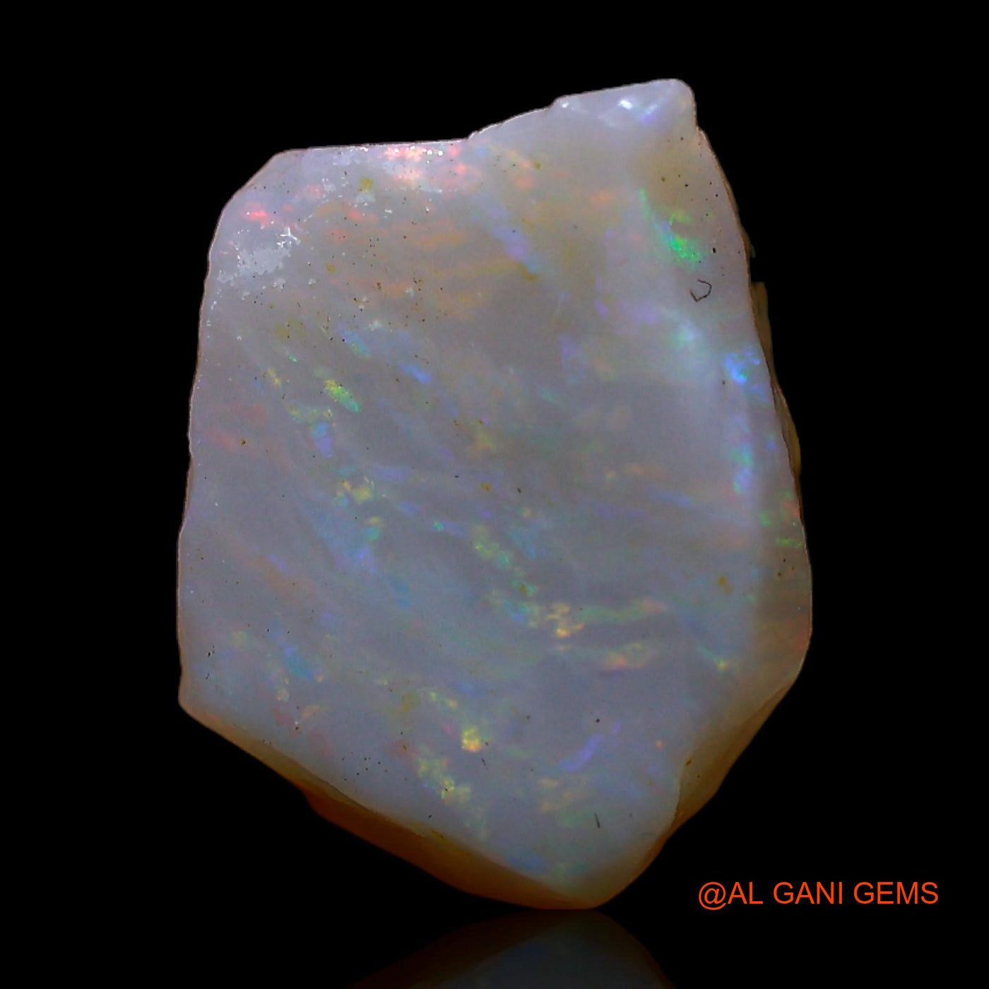 4.00 Cts Natural Australian Fire Opal Loose Gemstone Fancy Rough 12x10x4 mm RC-582