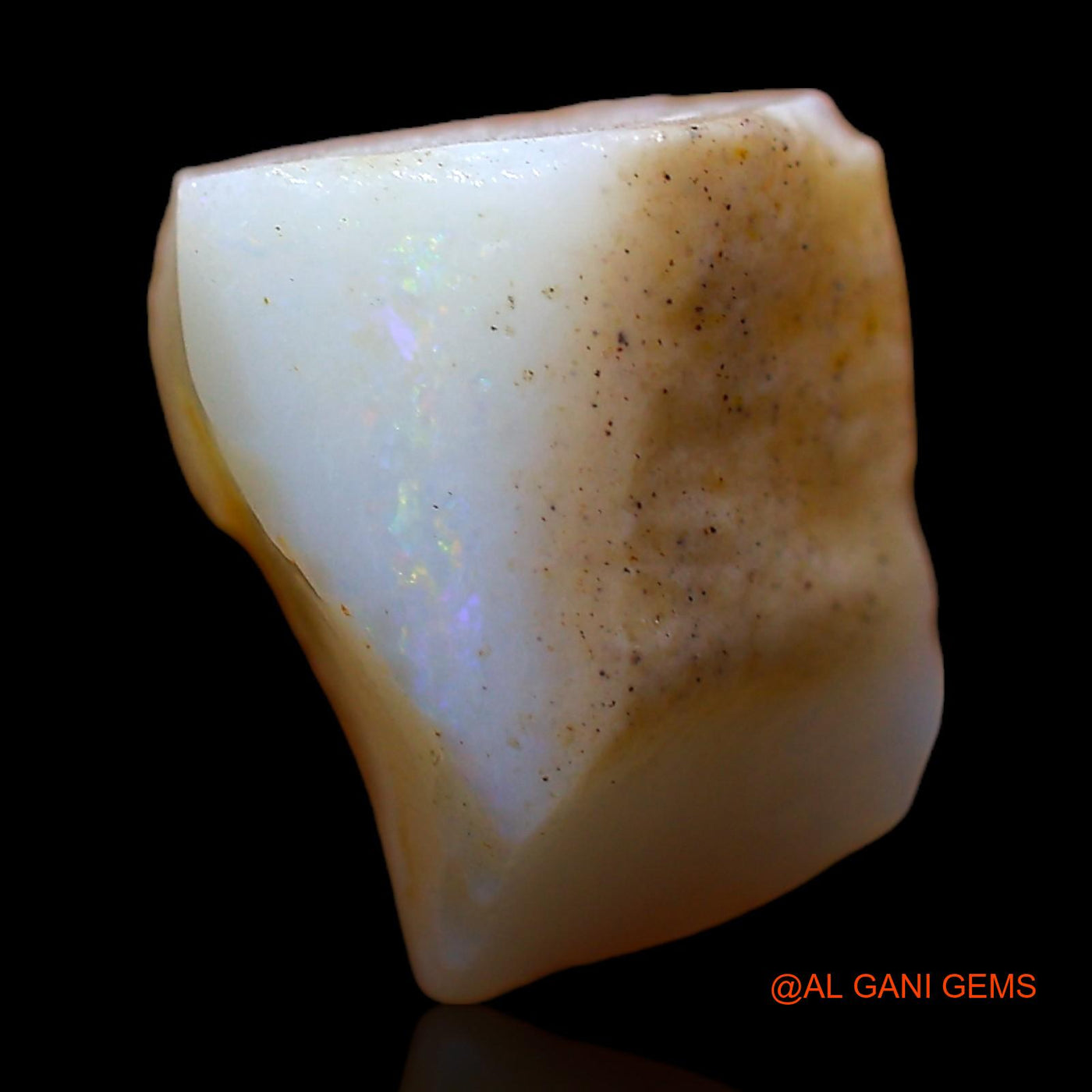 4.00 Cts Natural Australian Fire Opal Loose Gemstone Fancy Rough 11x10x6 mm RC-584