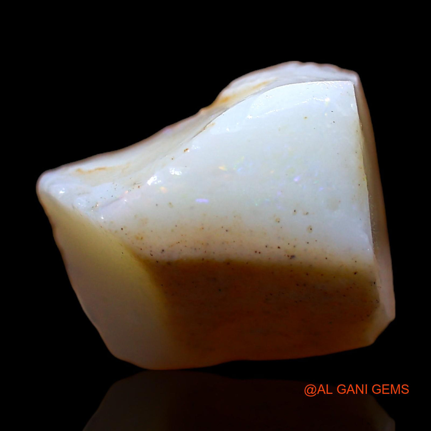 4.00 Cts Natural Australian Fire Opal Loose Gemstone Fancy Rough 11x10x6 mm RC-584
