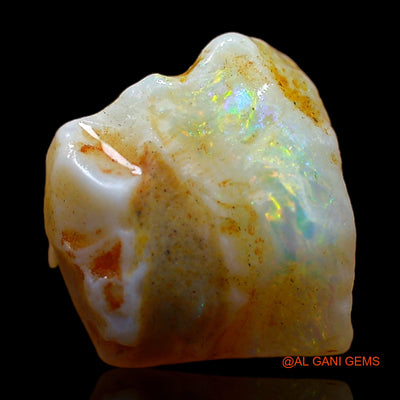 4.00 Cts Natural Australian Fire Opal Fancy Rough Loose Gemstone For Jewelry 11x11x6 mm RC-585