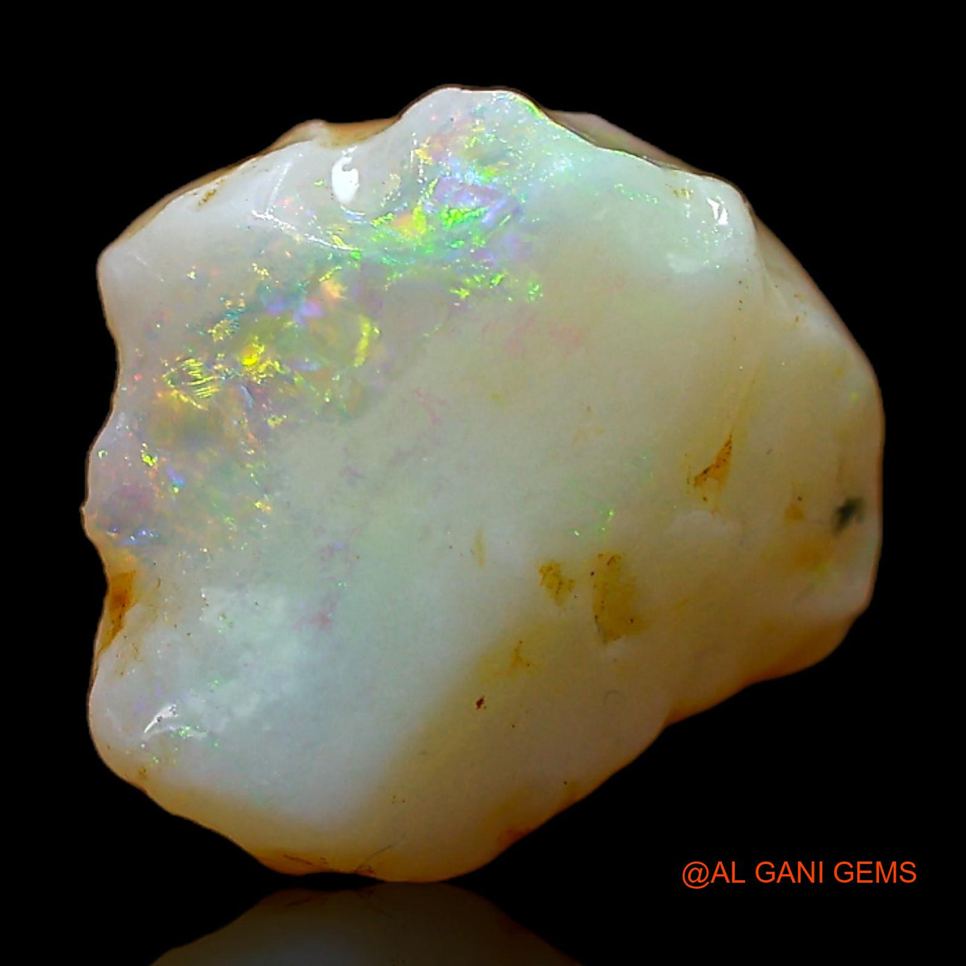 4.00 Cts Natural Australian Fire Opal Fancy Rough Loose Gemstone For Jewelry 11x11x6 mm RC-585