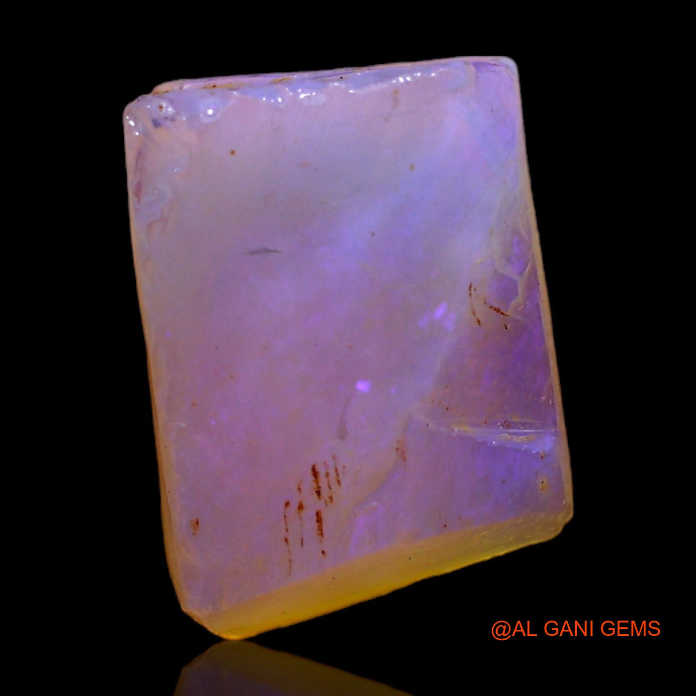 3.00 Cts Natural Australian Fire Opal Loose Gemstone Fancy Rough 12x8x4 mm RC-586