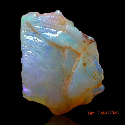 3.00 Cts Natural Australian Fire Opal Loose Gemstone Fancy Rough 13x10x4 mm RC-588