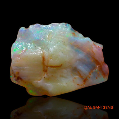 3.00 Cts Natural Australian Fire Opal Loose Gemstone Fancy Rough 13x10x4 mm RC-588