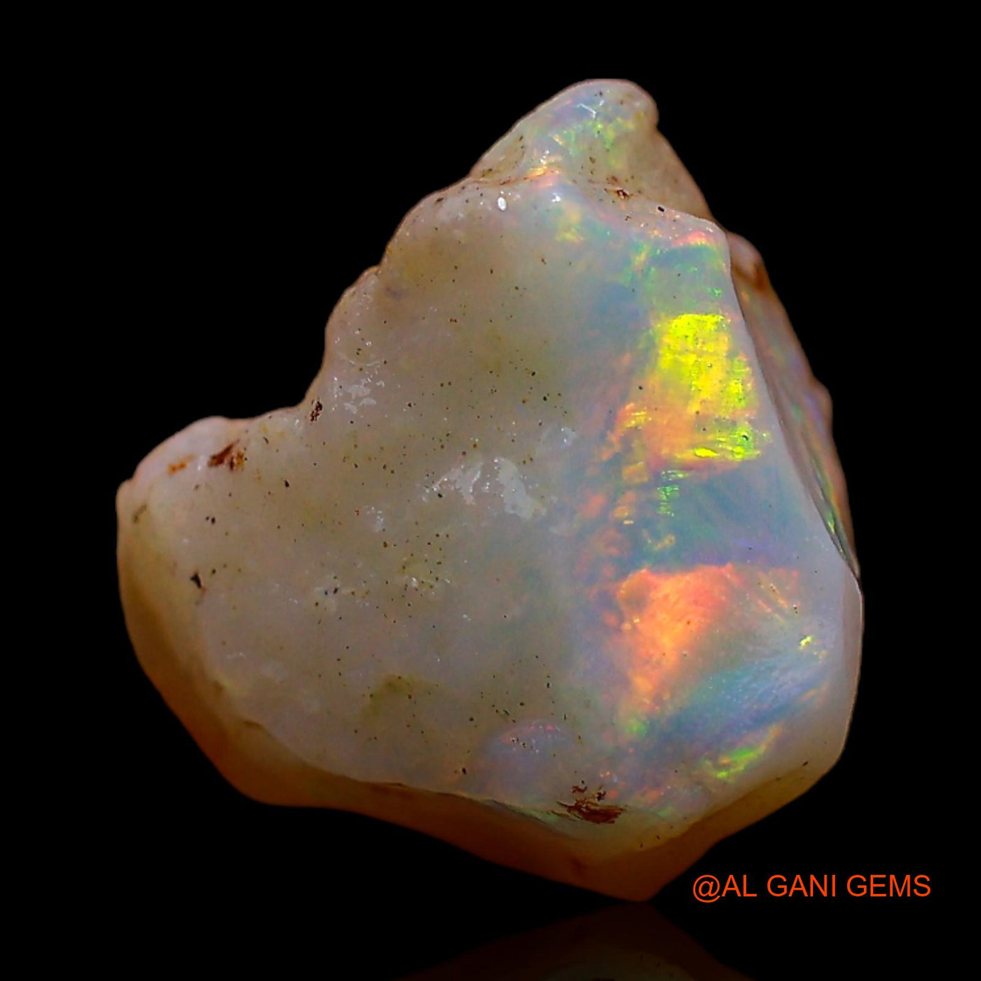 4.00 Cts Natural Australian Fire Opal Fancy Rough Loose Gemstone For Jewelry 11x9x8 mm RC-589