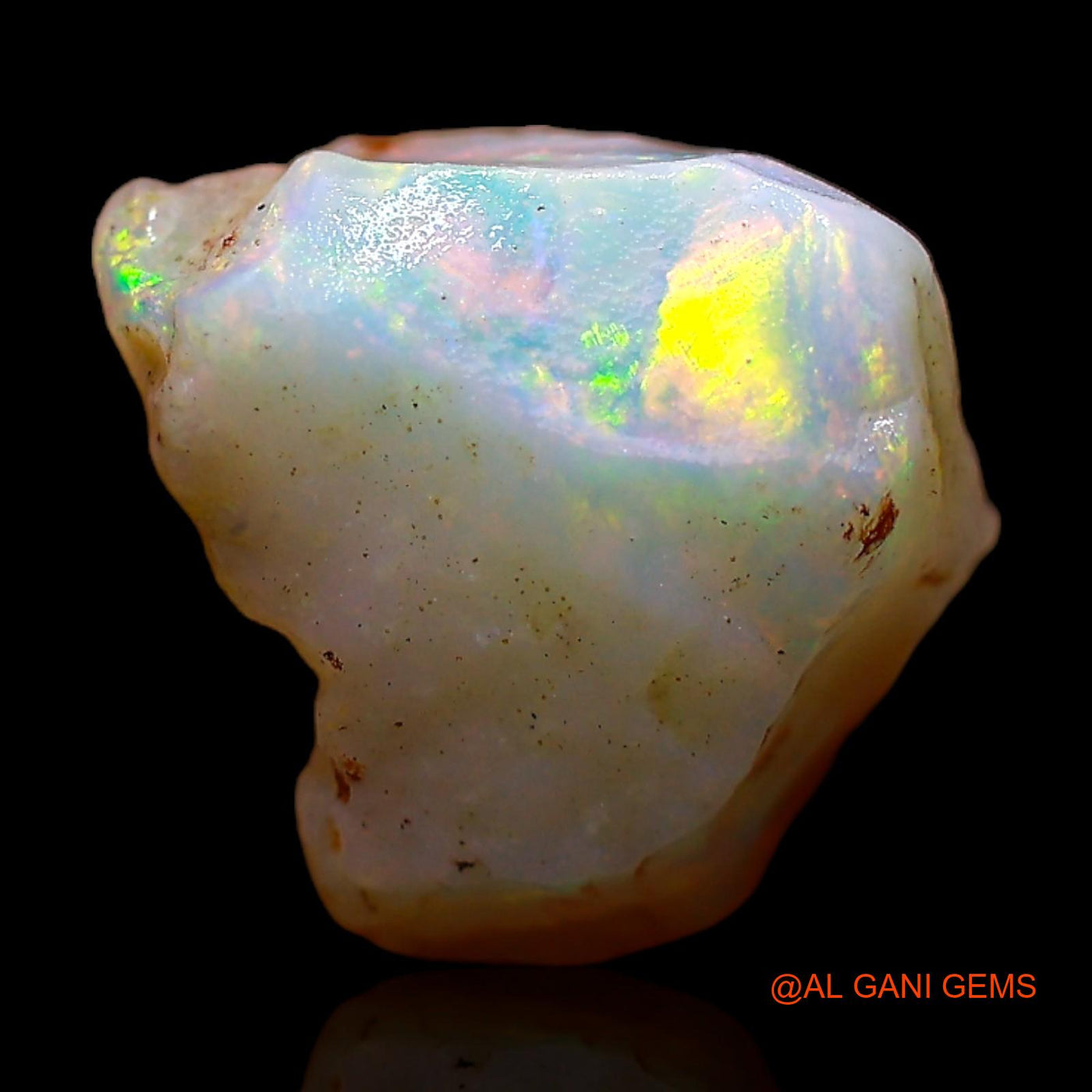 4.00 Cts Natural Australian Fire Opal Fancy Rough Loose Gemstone For Jewelry 11x9x8 mm RC-589